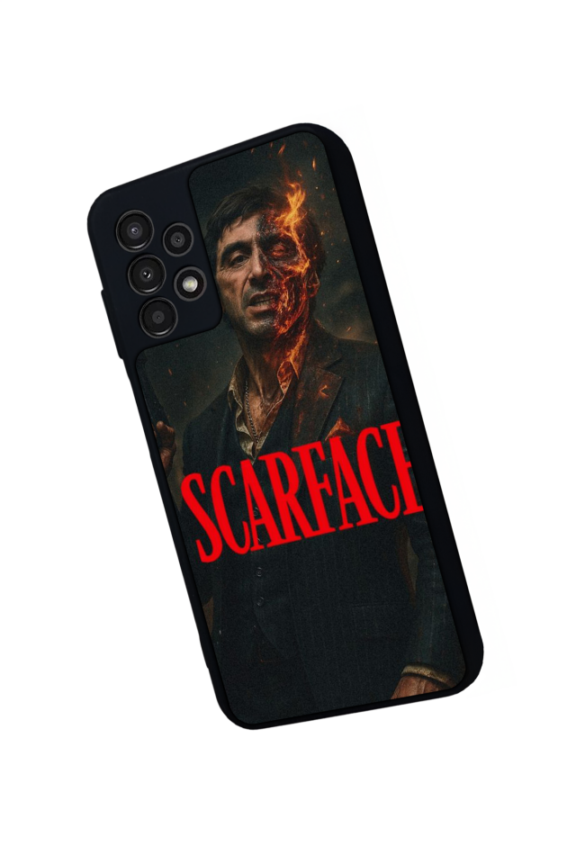 Samsung Galaxy A23 Uyumlu Scarface Tasarımlı Glossy Premium Kılıf