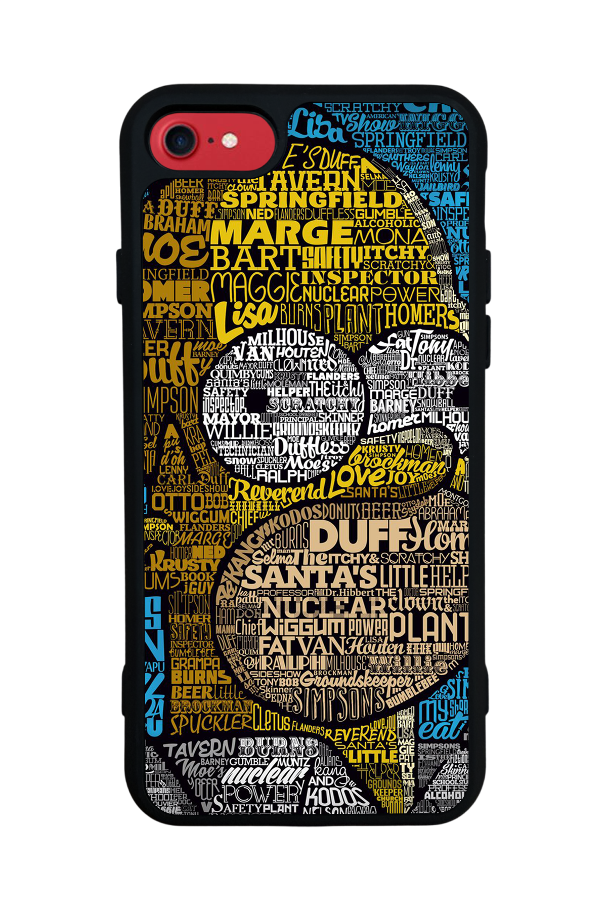 iPhone 8 Uyumlu The Simpsons Tasarımlı Glossy Premium Kılıf
