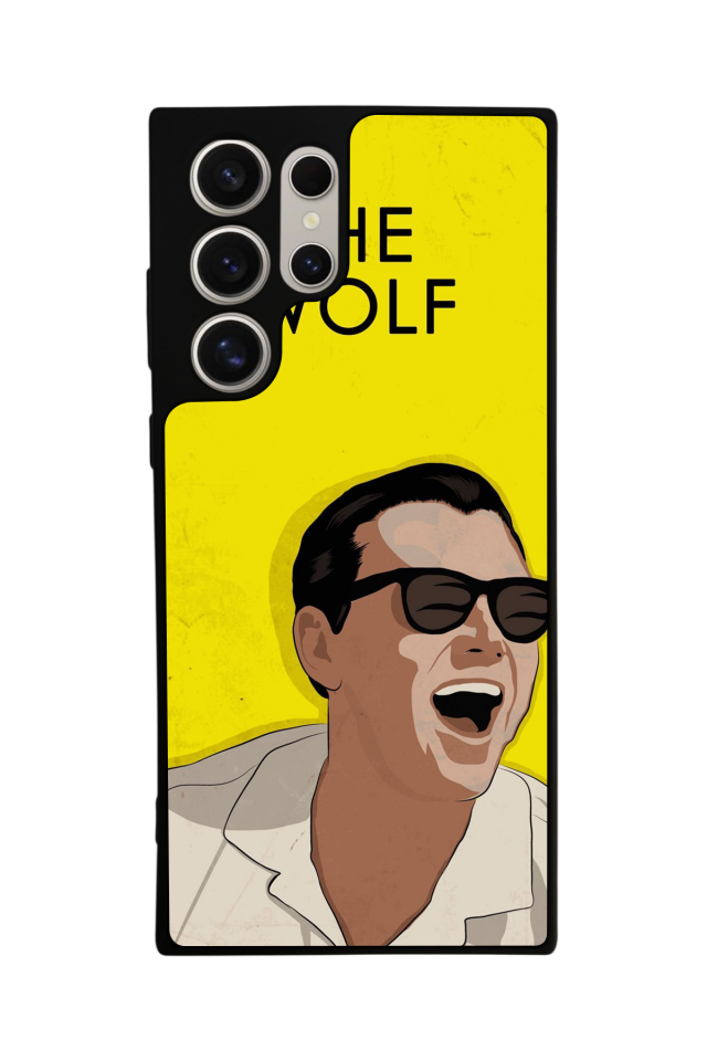 Samsung Galaxy S22 Ultra Uyumlu TheWolf Tasarımlı Glossy Premium Kılıf