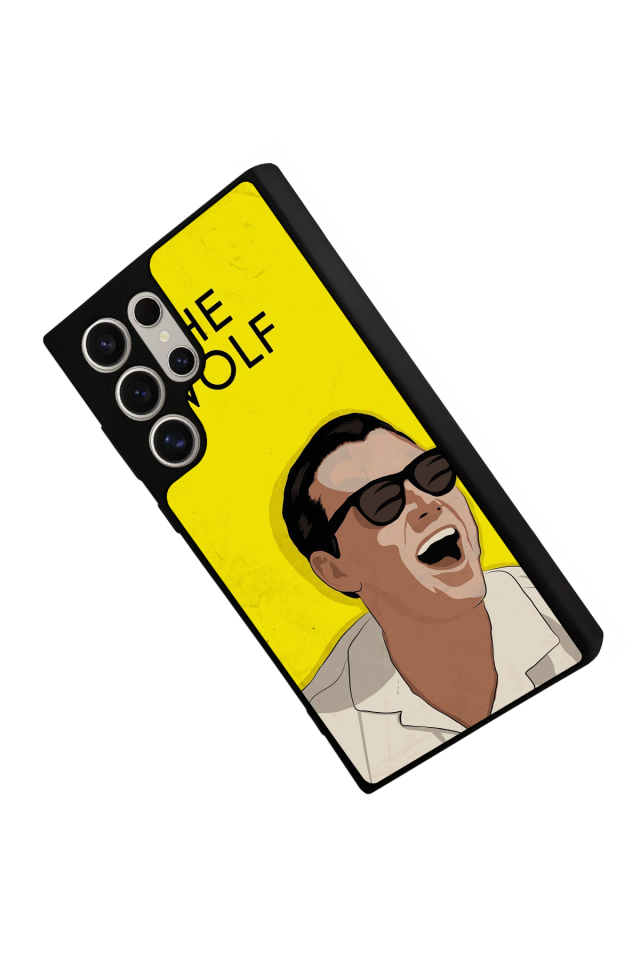 Samsung Galaxy S22 Ultra Uyumlu TheWolf Tasarımlı Glossy Premium Kılıf