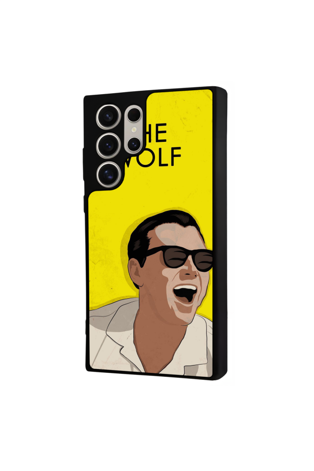 Samsung Galaxy S22 Ultra Uyumlu TheWolf Tasarımlı Glossy Premium Kılıf