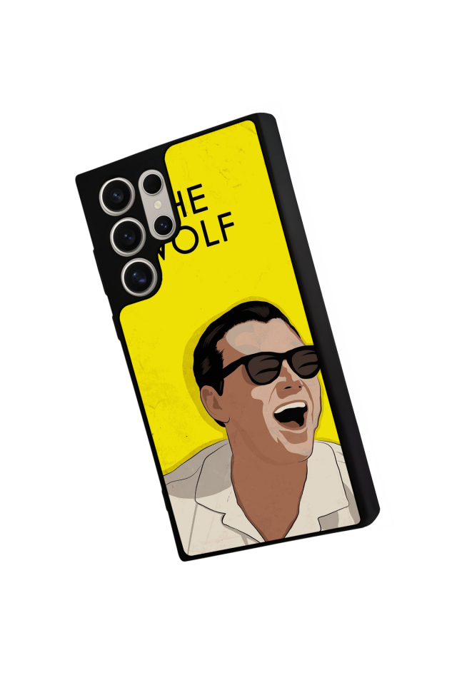 Samsung Galaxy S22 Ultra Uyumlu TheWolf Tasarımlı Glossy Premium Kılıf