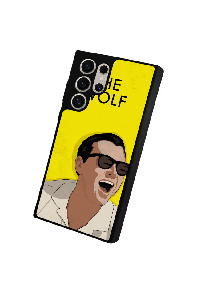 Samsung Galaxy S22 Ultra Uyumlu TheWolf Tasarımlı Glossy Premium Kılıf