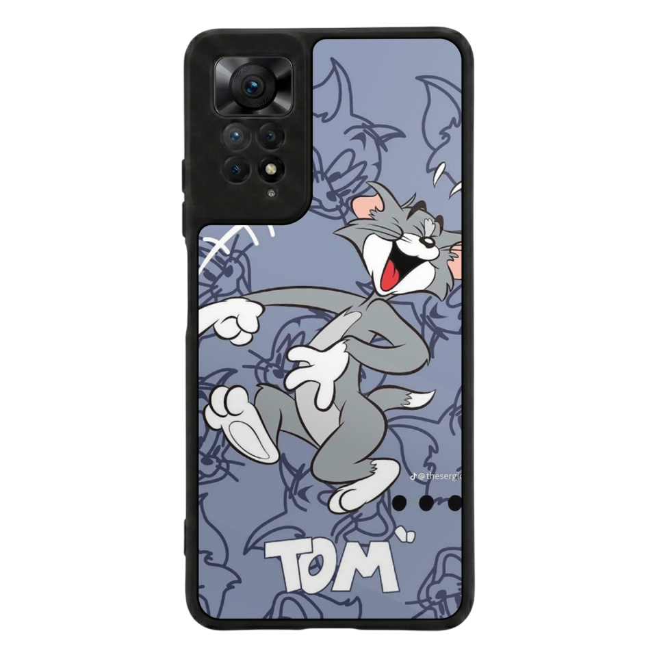 Xiaomi Redmi Note 11 Pro Uyumlu Tom And Jerry Tasarımlı Glossy Premium Kılıf
