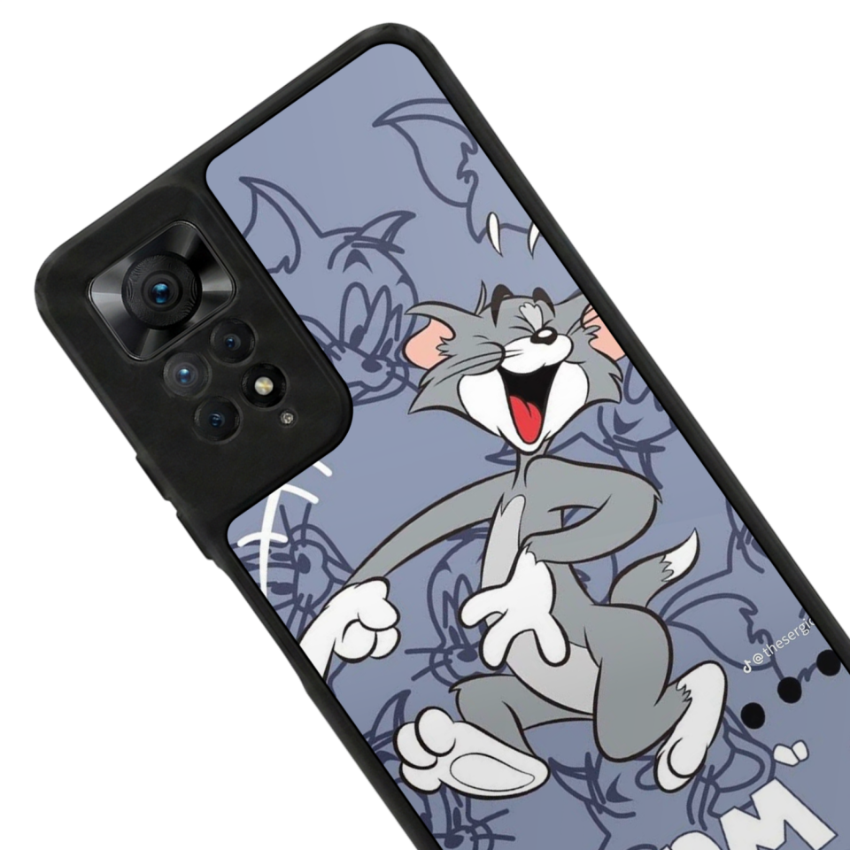 Xiaomi Redmi Note 11 Pro Uyumlu Tom And Jerry Tasarımlı Glossy Premium Kılıf