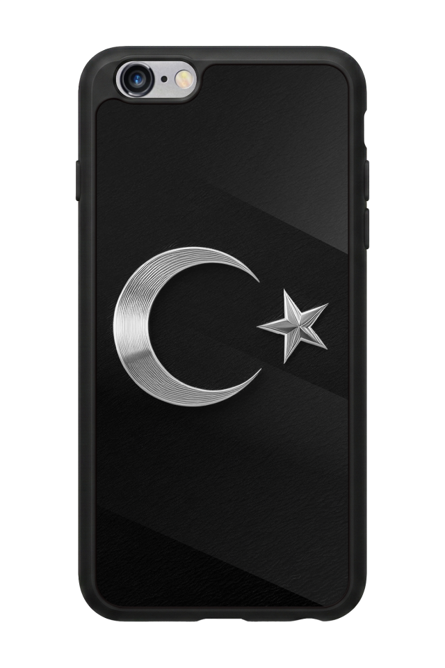 iPhone 6 Plus Uyumlu Türk Bayragi Tasarımlı Glossy Premium Kılıf