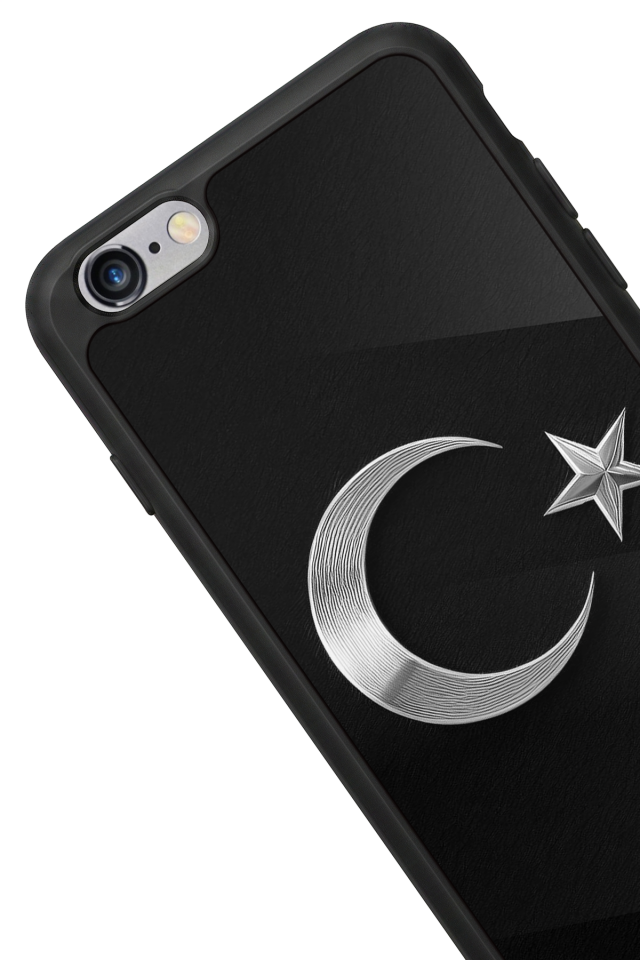 iPhone 6 Plus Uyumlu Türk Bayragi Tasarımlı Glossy Premium Kılıf