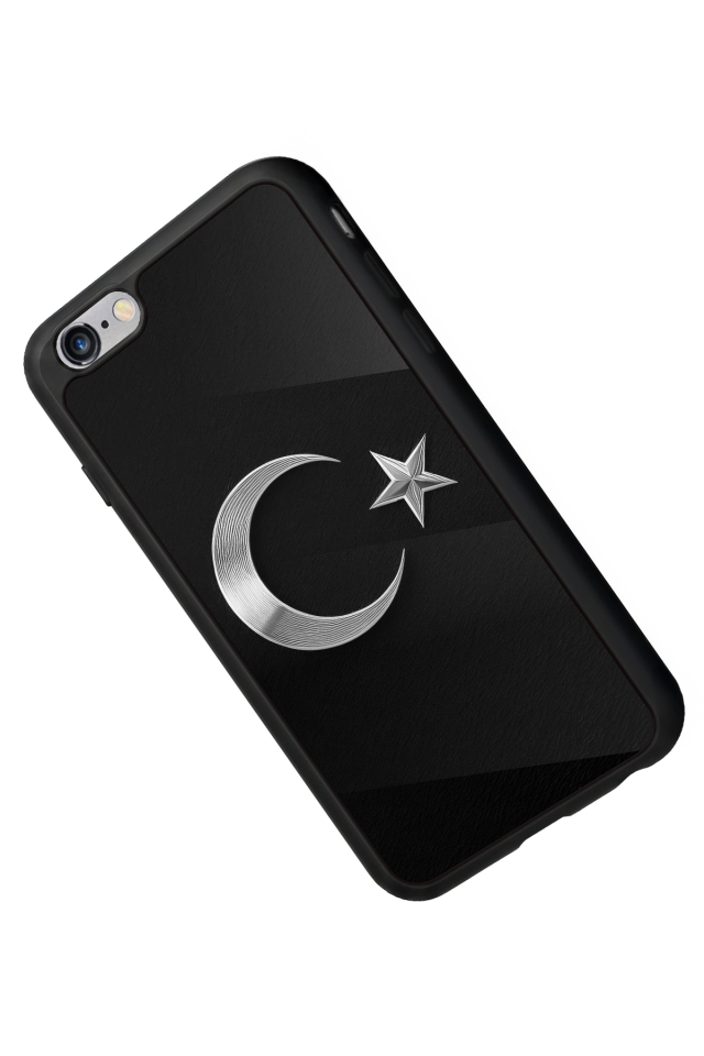 iPhone 6 Plus Uyumlu Türk Bayragi Tasarımlı Glossy Premium Kılıf
