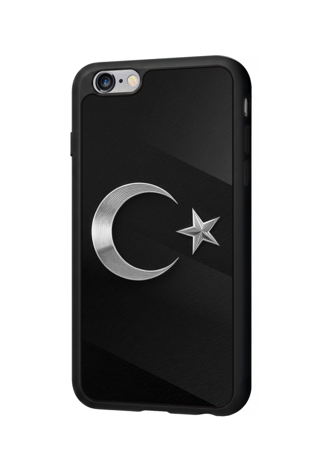 iPhone 6 Plus Uyumlu Türk Bayragi Tasarımlı Glossy Premium Kılıf