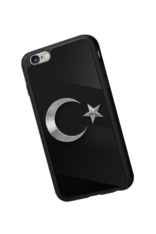 iPhone 6 Plus Uyumlu Türk Bayragi Tasarımlı Glossy Premium Kılıf