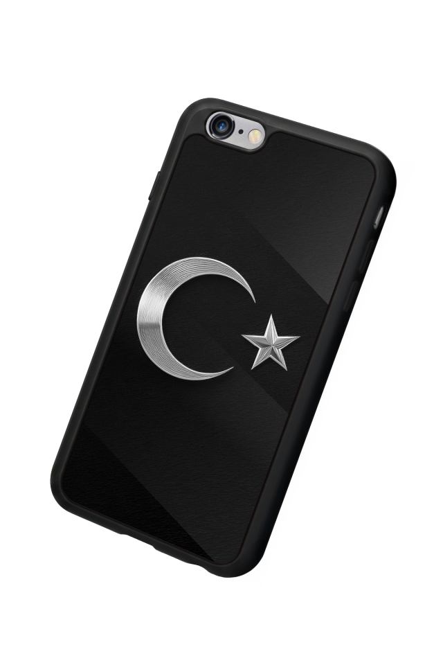 iPhone 6 Plus Uyumlu Türk Bayragi Tasarımlı Glossy Premium Kılıf