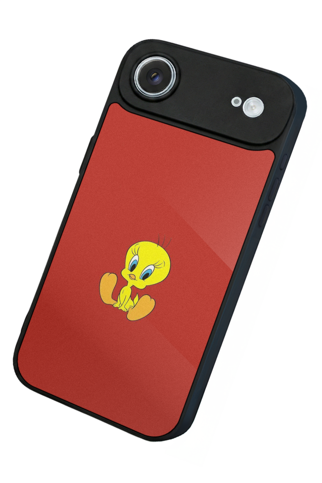 iPhone 17 Air Uyumlu Tweety Tasarımlı Glossy Premium Kılıf