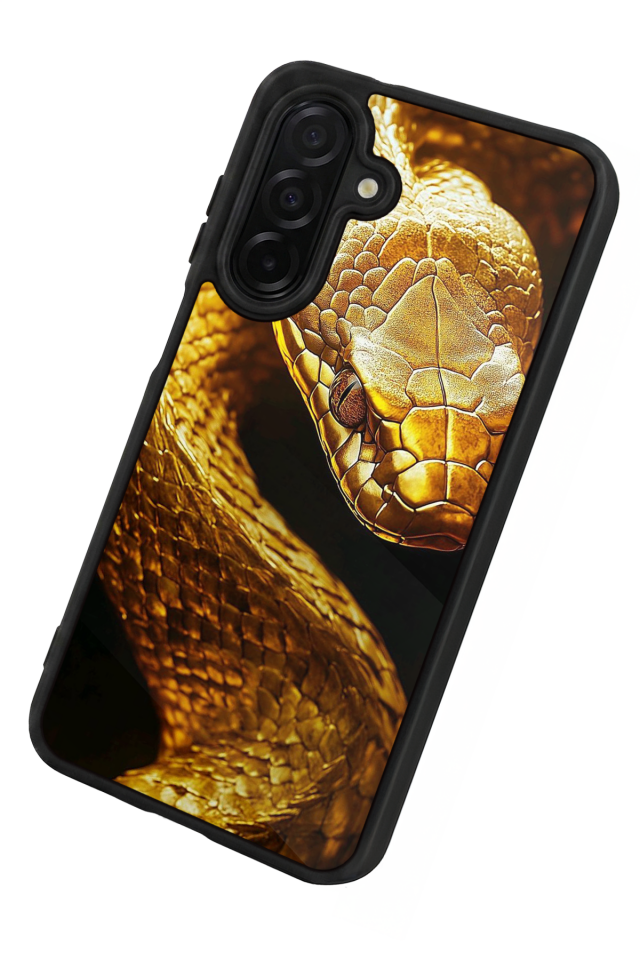 Samsung Galaxy A56 Uyumlu Yılan Tasarımlı Glossy Premium Kılıf