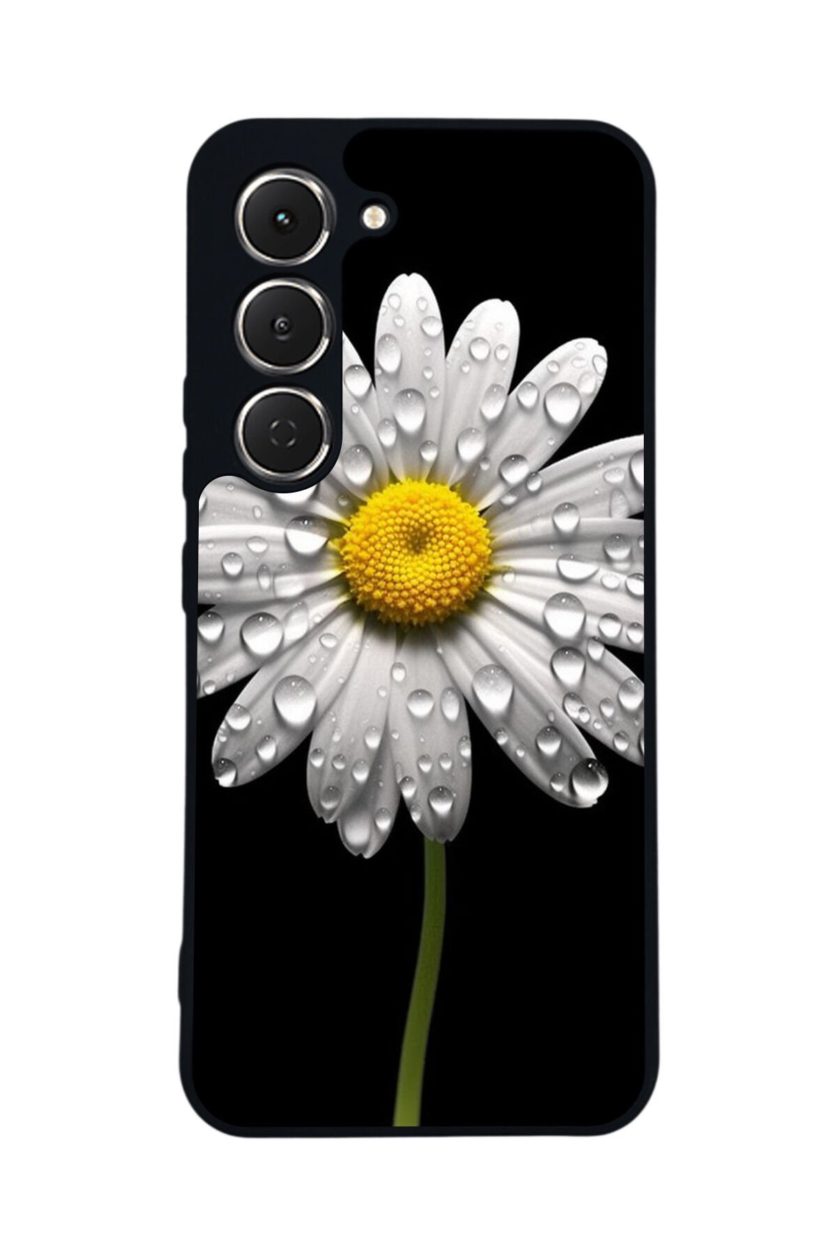 Tecno Spark 40 Pro Uyumlu Papatya Tasarımlı Glossy Premium Kılıf