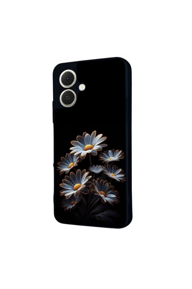 Tecno Spark GO 2 Uyumlu Cicek Tasarımlı Glossy Premium Kılıf