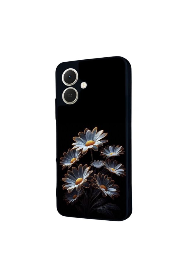 Tecno Spark GO 2 Uyumlu Cicek Tasarımlı Glossy Premium Kılıf