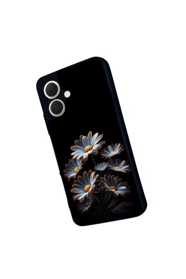 Tecno Spark GO 2 Uyumlu Cicek Tasarımlı Glossy Premium Kılıf