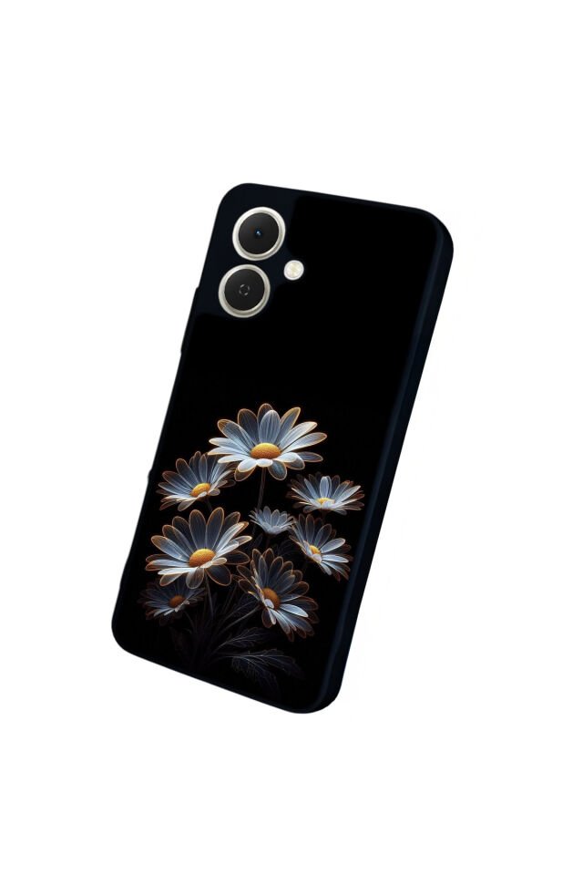 Tecno Spark GO 2 Uyumlu Cicek Tasarımlı Glossy Premium Kılıf