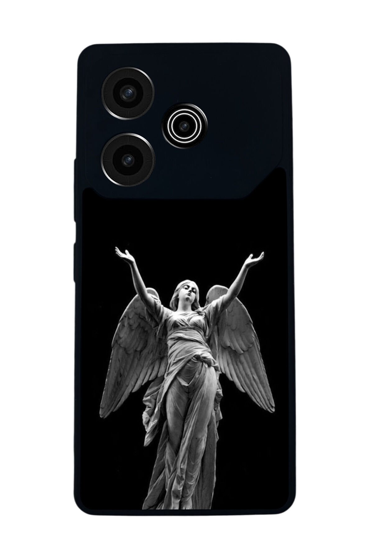 Tecno Pova 6 Uyumlu Melek Tasarımlı Glossy Premium Kılıf