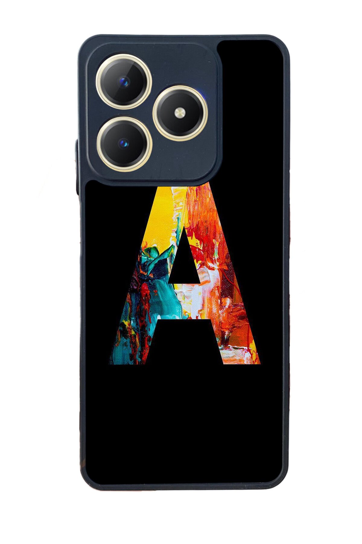 Realme C63 Mat Uyumlu Siyah Kılıf – Yumuşak Silikon, Koruyucu, Şok Emici Kapak