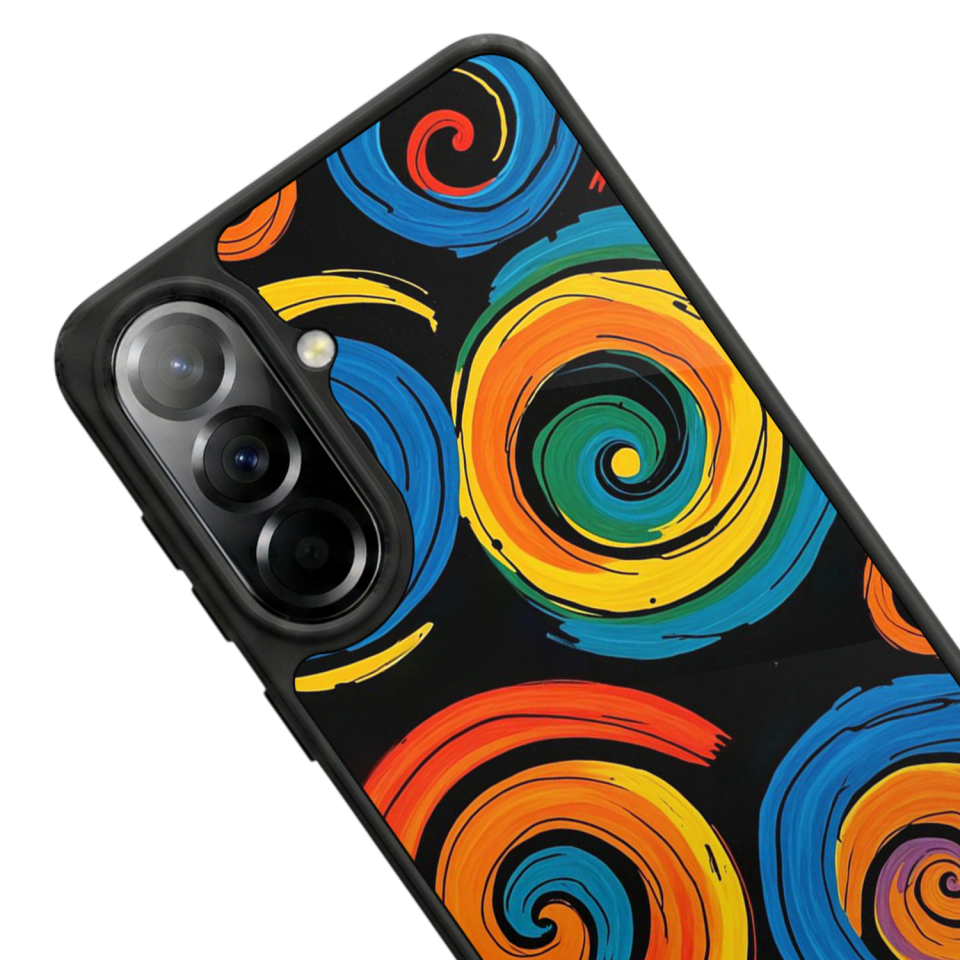 Samsung Galaxy A57 Uyumlu Abstract Tasarımlı Glossy Premium Kılıf