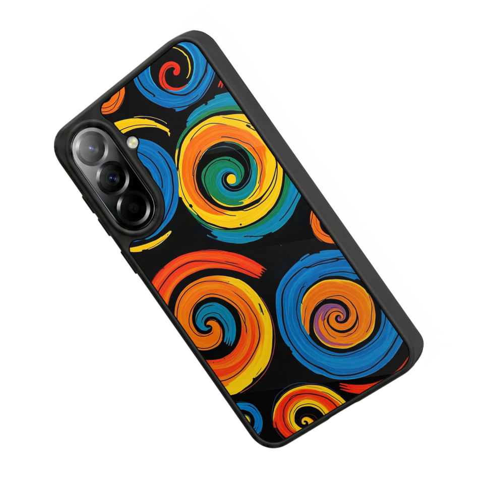 Samsung Galaxy A57 Uyumlu Abstract Tasarımlı Glossy Premium Kılıf