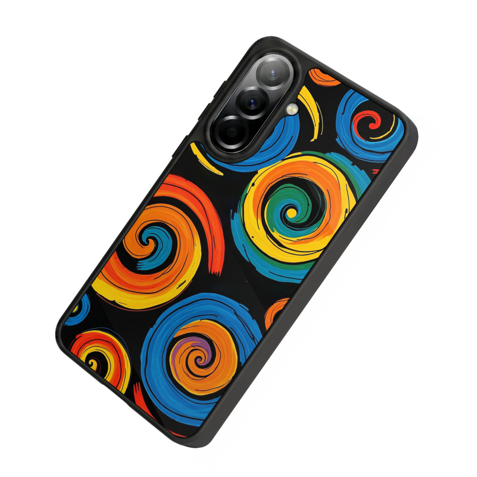 Samsung Galaxy A57 Uyumlu Abstract Tasarımlı Glossy Premium Kılıf