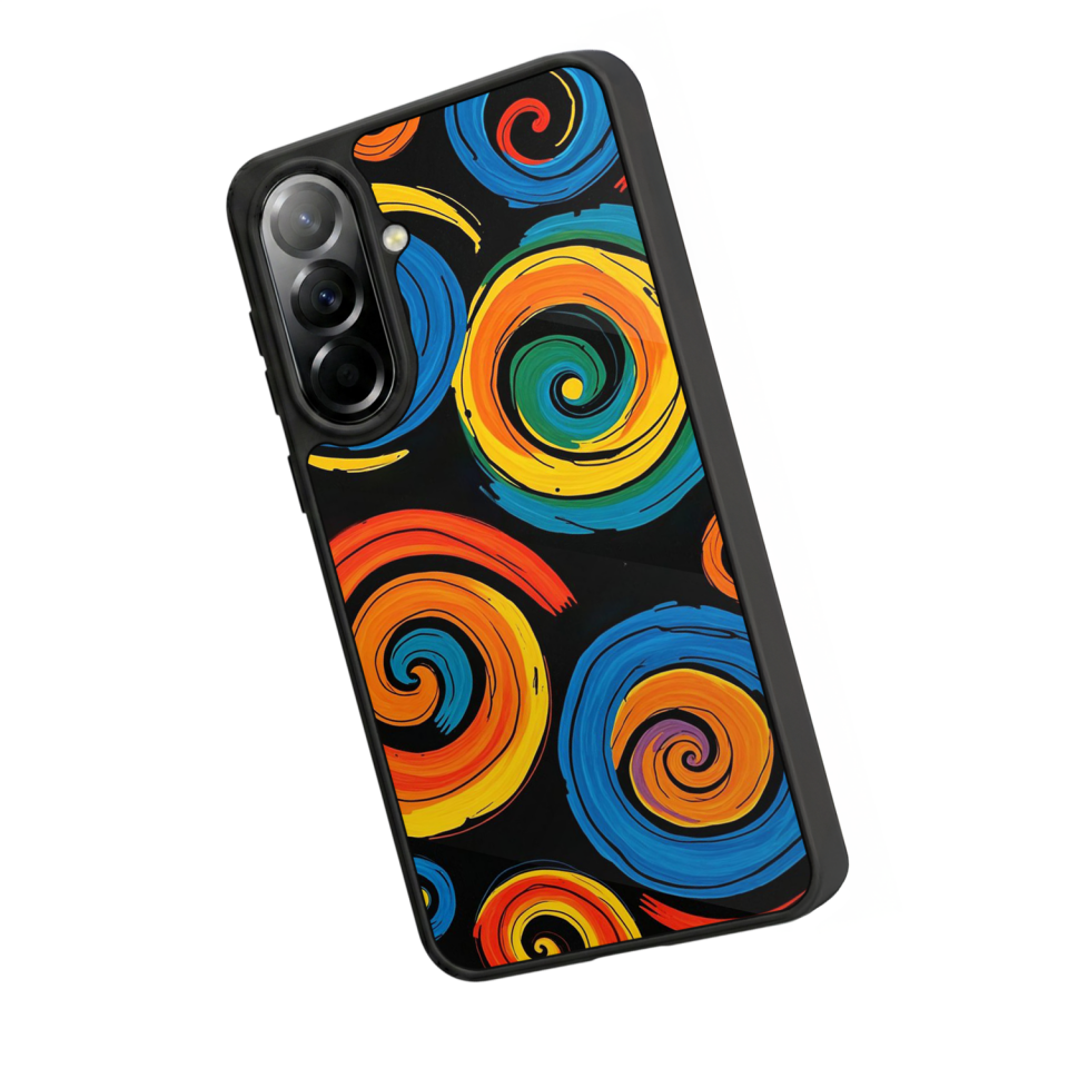 Samsung Galaxy A57 Uyumlu Abstract Tasarımlı Glossy Premium Kılıf