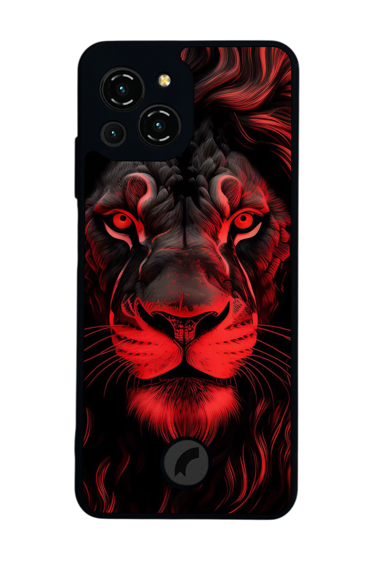 Reeder S23 Pro Max Uyumlu Aslan Tasarımlı Glossy Premium Kılıf