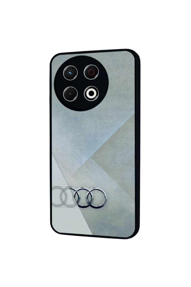 Tecno Spark 30 Pro Uyumlu Audi Tasarımlı Glossy Premium Kılıf