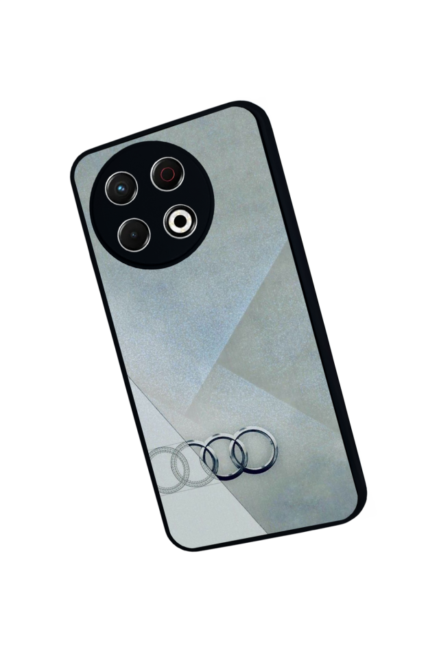 Tecno Spark 30 Pro Uyumlu Audi Tasarımlı Glossy Premium Kılıf