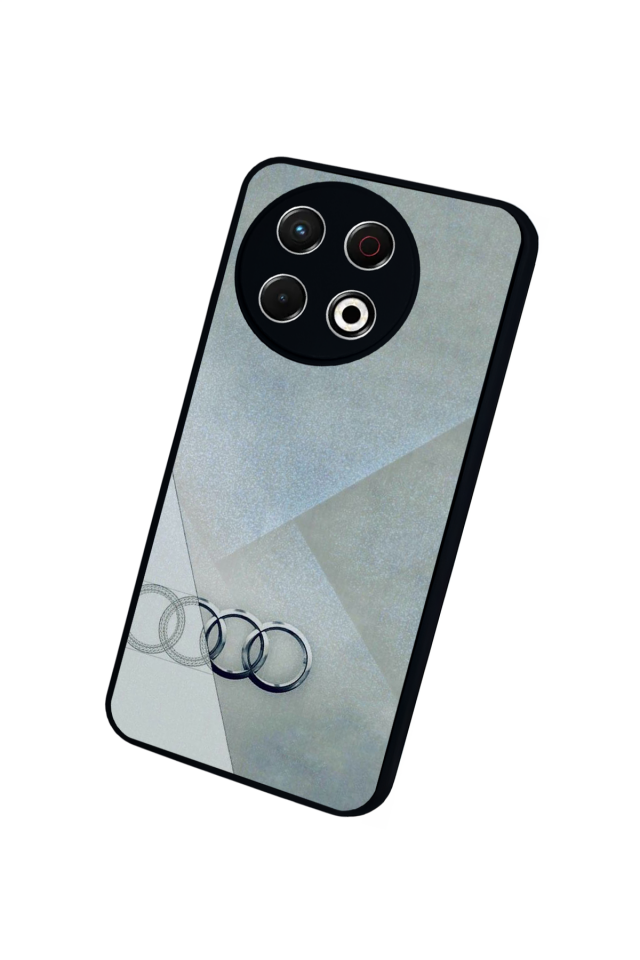 Tecno Spark 30 Pro Uyumlu Audi Tasarımlı Glossy Premium Kılıf