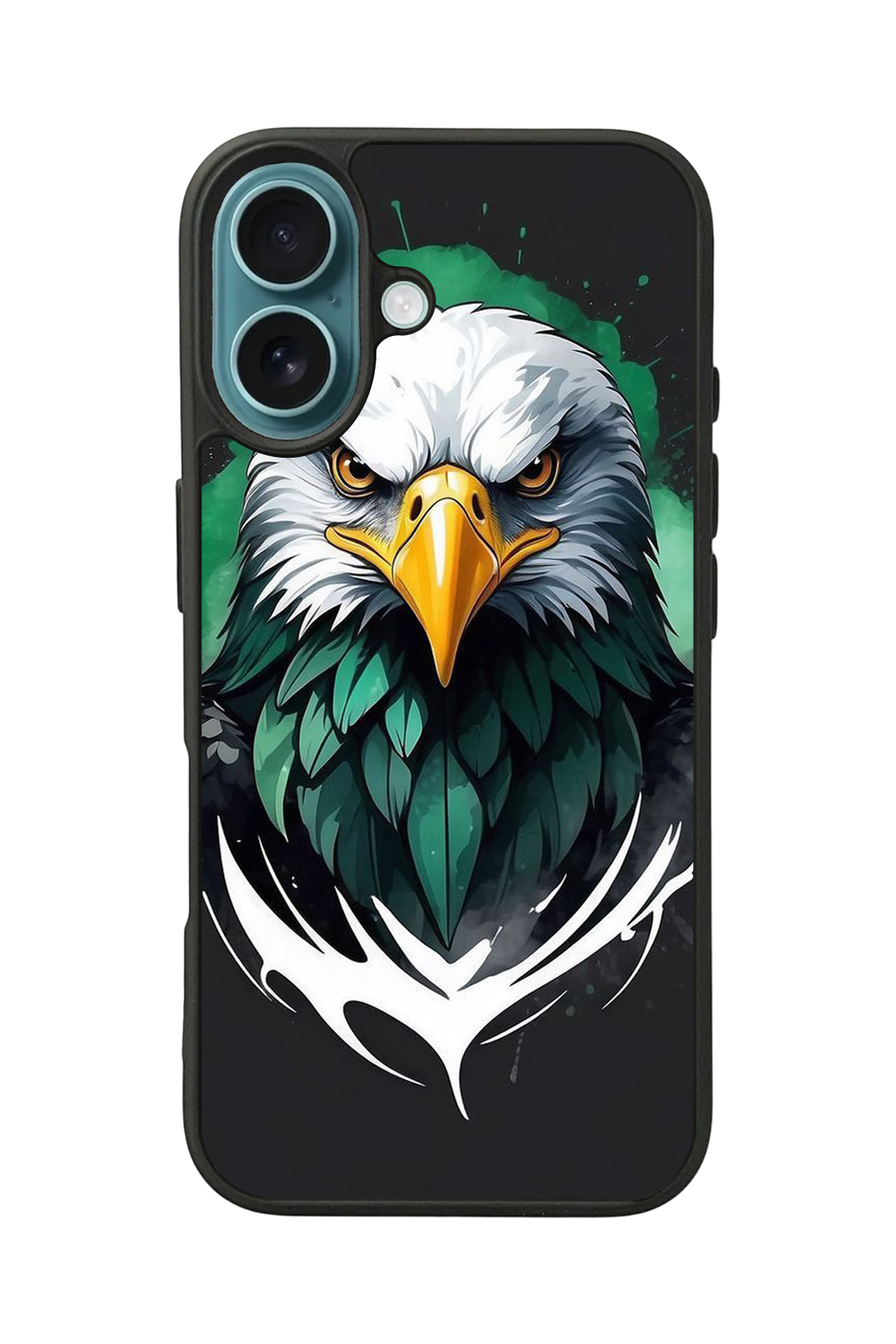 iPhone 16 Uyumlu Besiktas Tasarımlı Glossy Premium Kılıf