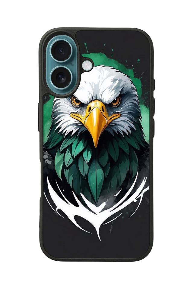 iPhone 16 Uyumlu Besiktas Tasarımlı Glossy Premium Kılıf