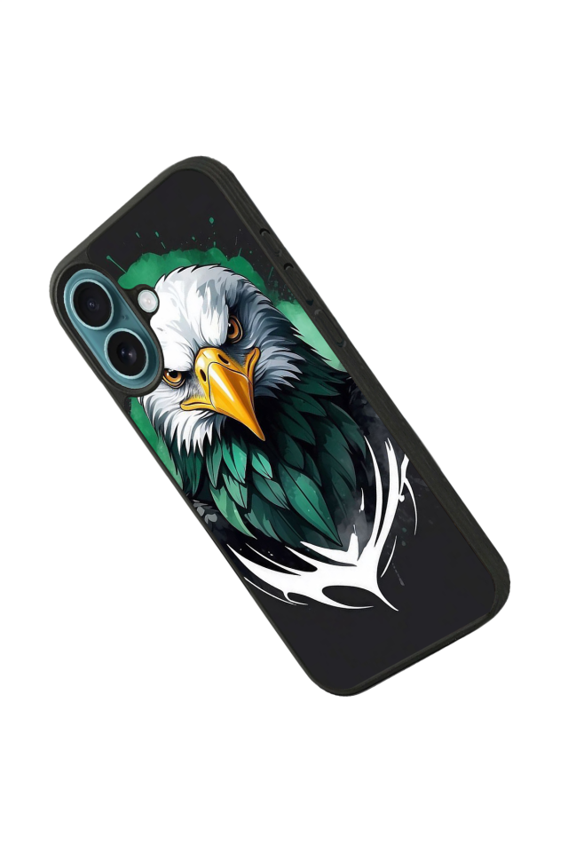 iPhone 16 Uyumlu Besiktas Tasarımlı Glossy Premium Kılıf