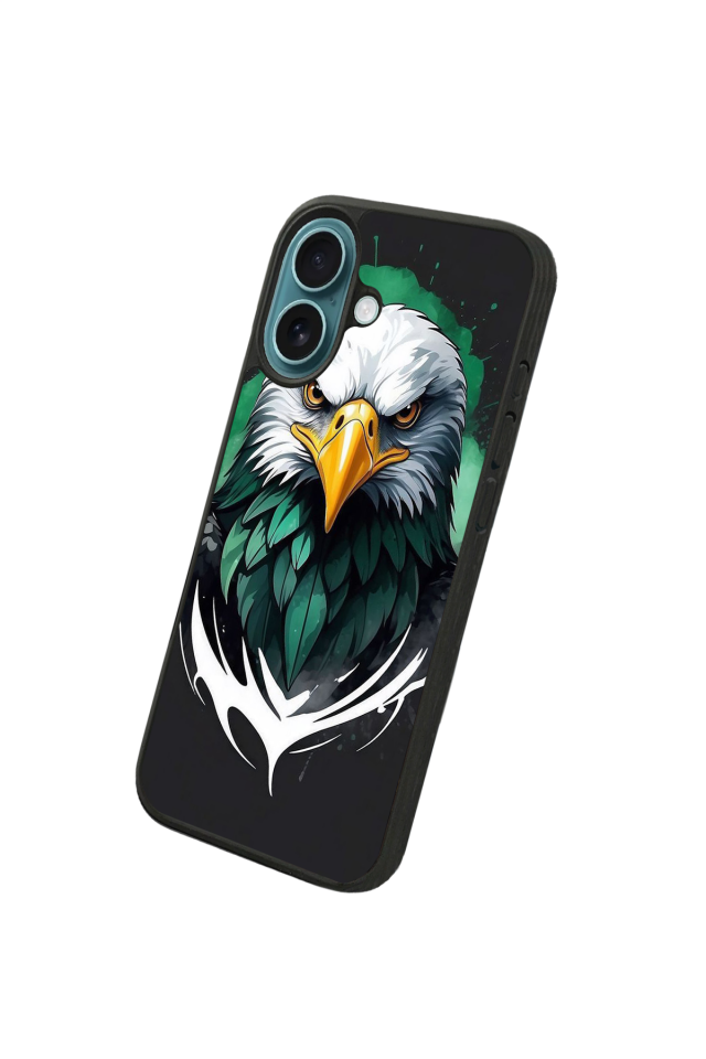 iPhone 16 Uyumlu Besiktas Tasarımlı Glossy Premium Kılıf