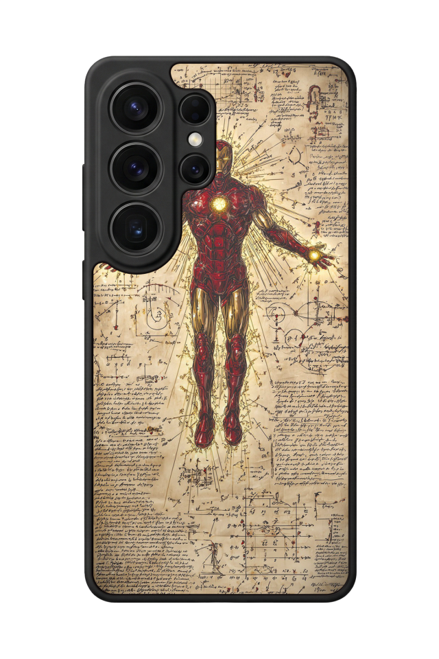 Samsung Galaxy S26 Ultra Uyumlu  Iron Man ( Demir Adam ) Tasarımlı Glossy Premium Kılıf