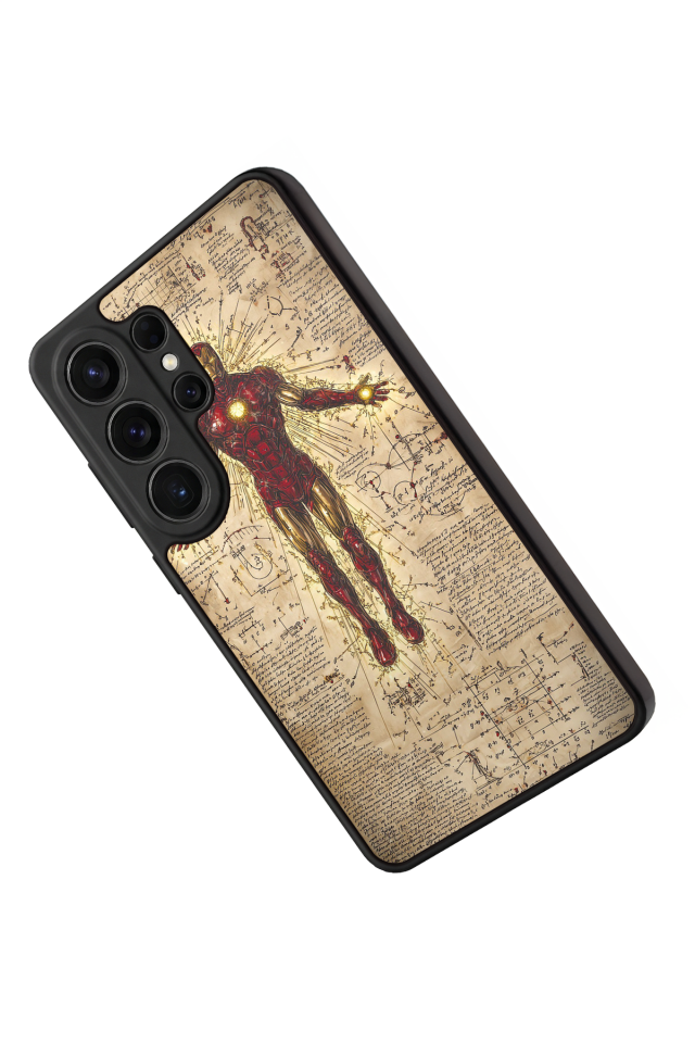 Samsung Galaxy S26 Ultra Uyumlu  Iron Man ( Demir Adam ) Tasarımlı Glossy Premium Kılıf