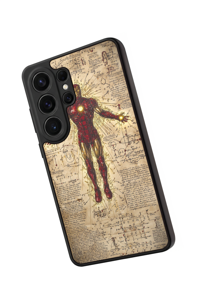 Samsung Galaxy S26 Ultra Uyumlu  Iron Man ( Demir Adam ) Tasarımlı Glossy Premium Kılıf