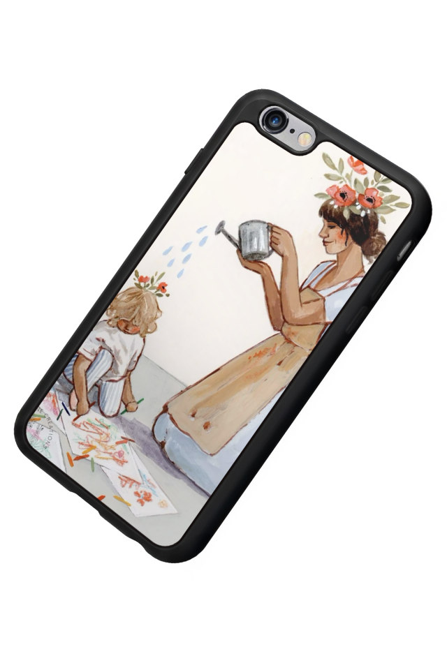 iPhone 6s Plus Uyumlu Kalp Love Tasarımlı Glossy Premium Kılıf