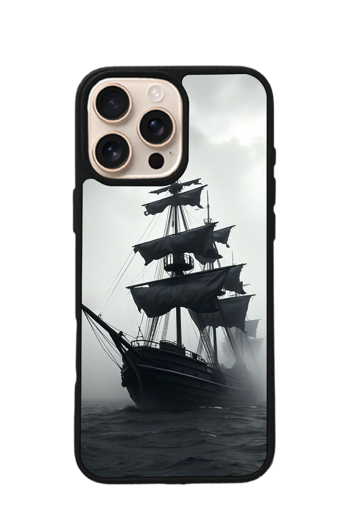 iPhone 16 Pro Uyumlu Korsan Tasarımlı Glossy Premium Kılıf