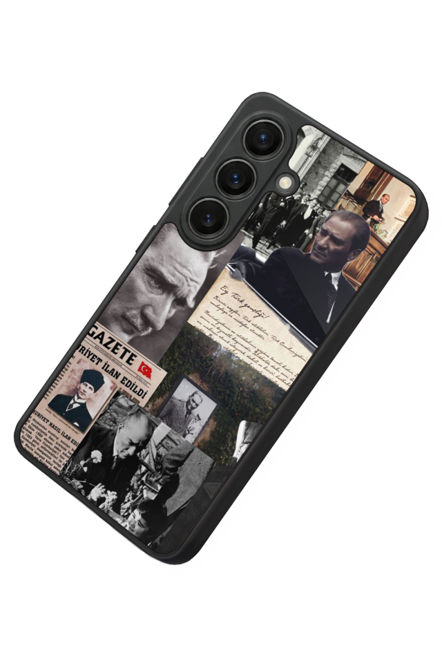 Samsung Galaxy S26 Uyumlu Mustafa Kemal Ataturk Tasarımlı Glossy Premium Kılıf