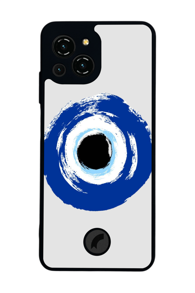 Reeder S23 Pro Max Uyumlu Nazar Tasarımlı Glossy Premium Kılıf