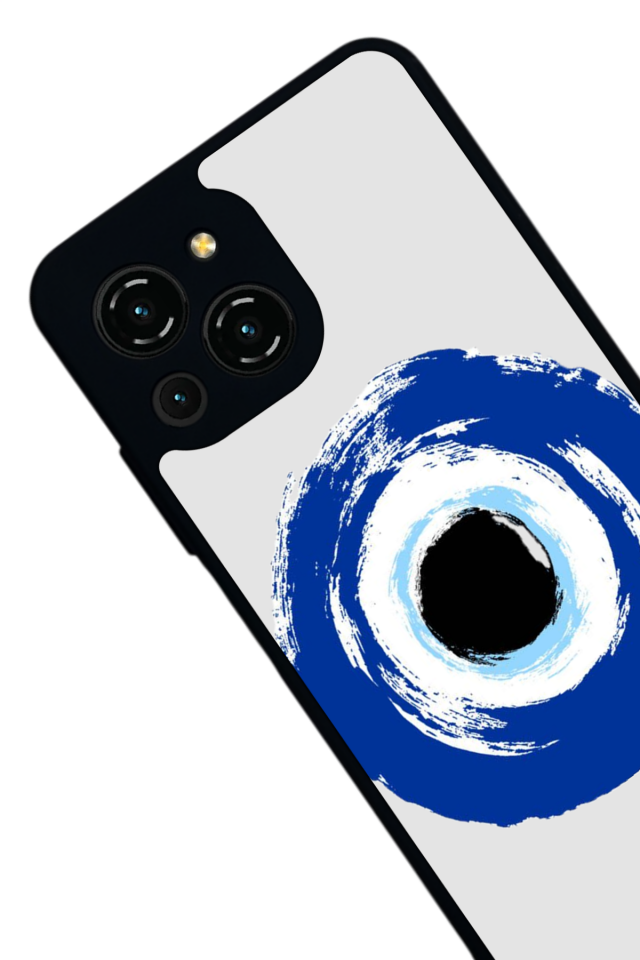 Reeder S23 Pro Max Uyumlu Nazar Tasarımlı Glossy Premium Kılıf