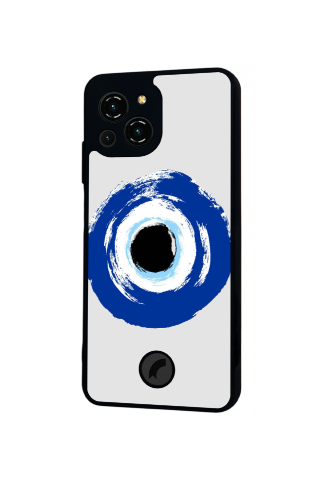 Reeder S23 Pro Max Uyumlu Nazar Tasarımlı Glossy Premium Kılıf