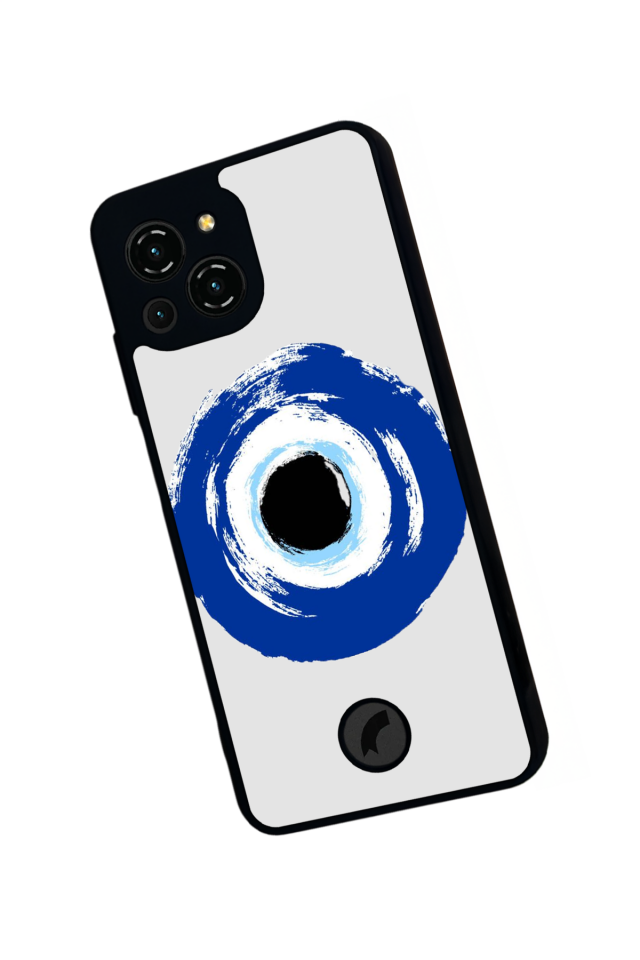 Reeder S23 Pro Max Uyumlu Nazar Tasarımlı Glossy Premium Kılıf