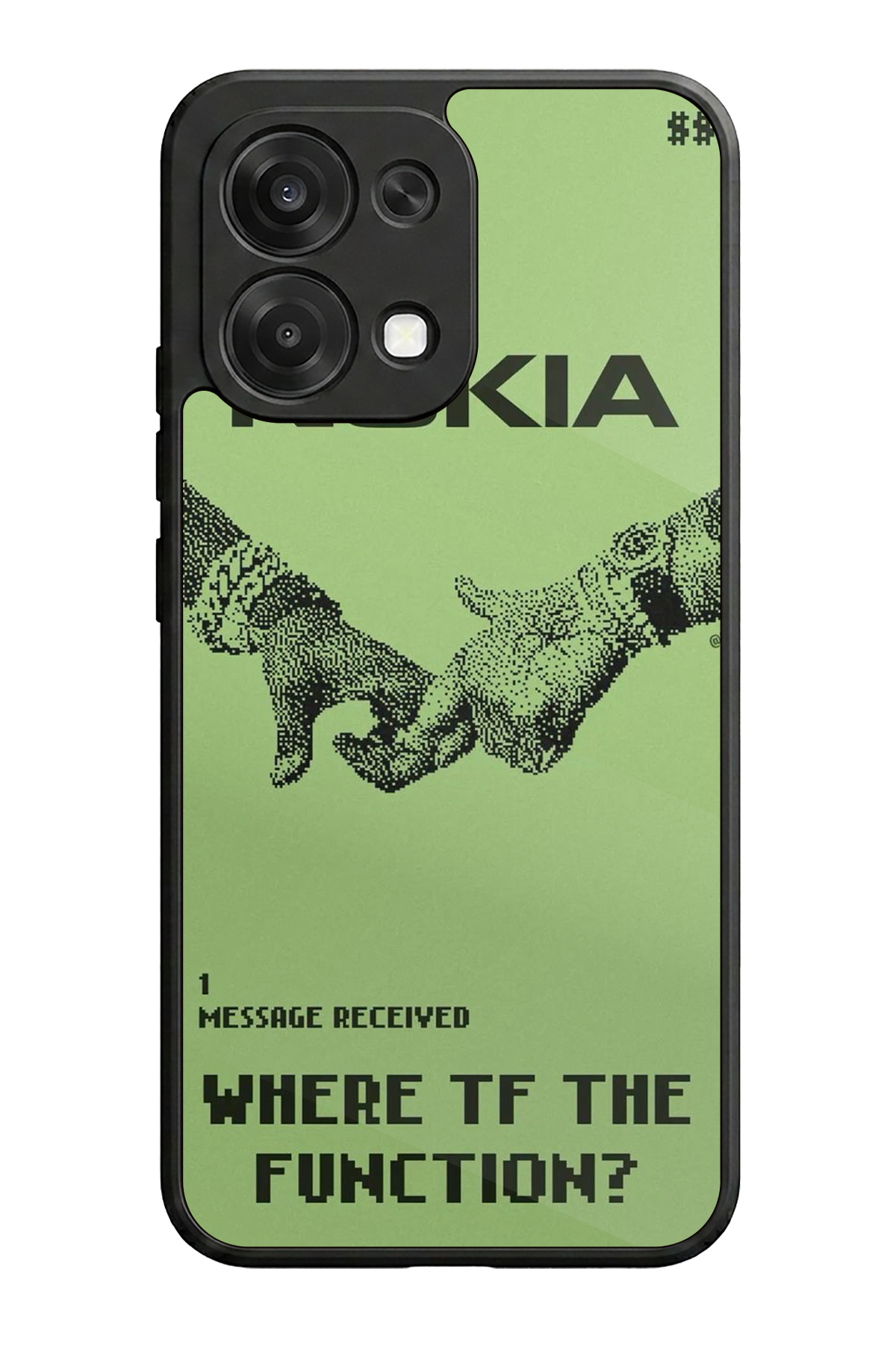 Oppo A6 Pro Uyumlu Nokia Tasarımlı Glossy Premium Kılıf