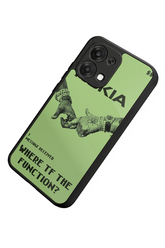 Oppo A6 Pro Uyumlu Nokia Tasarımlı Glossy Premium Kılıf