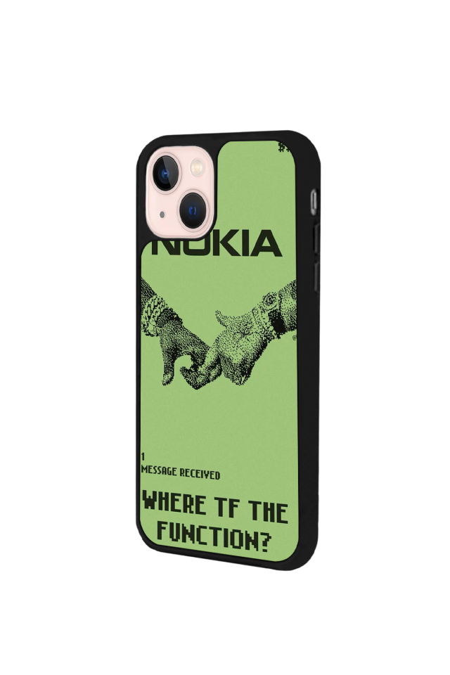iPhone 13 Mini Uyumlu Nokia Tasarımlı Glossy Premium Kılıf