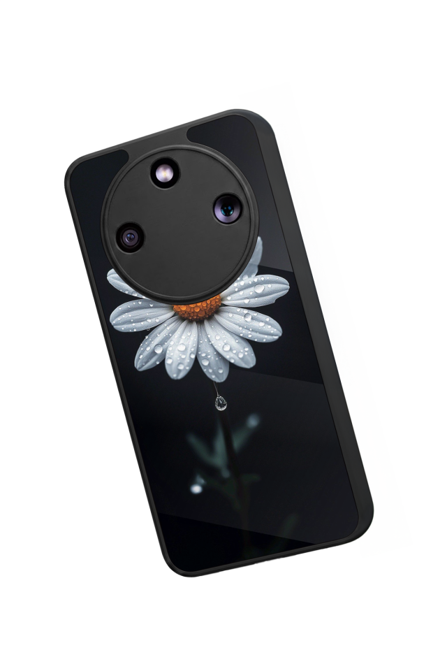 Honor Magic 8 Lite Uyumlu Papatya Tasarımlı Glossy Premium Kılıf